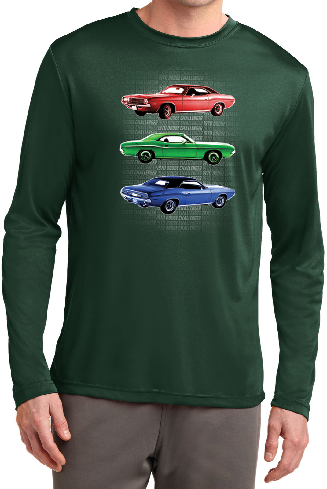 Buy Cool Shirts Dodge T-shirt 1970 Challengers Moisture Wicking